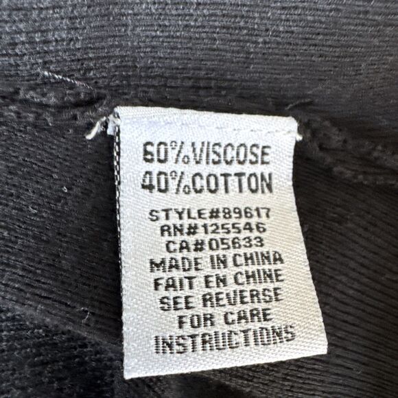 Habitat Knit Top Womens Large Black Whimsigoth Cottagecore Grunge Office Preppy - Picture 8 of 9